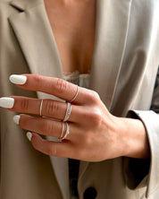 India ring - five and two jewelry