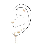 Leo earrings - five and two jewelry