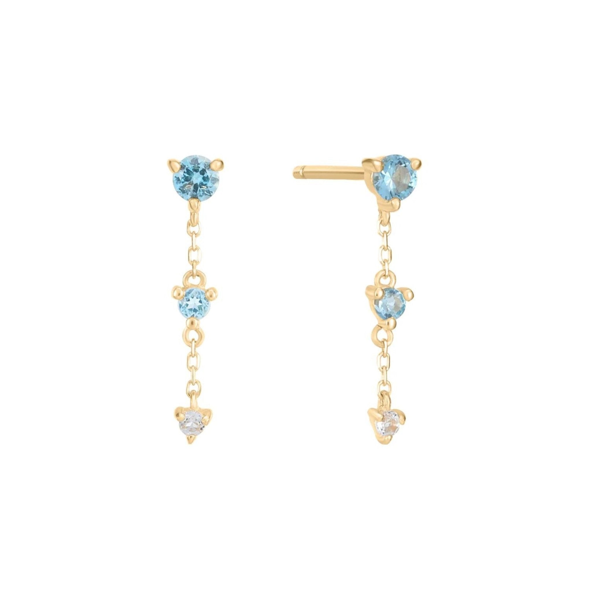 Luna earrings - five and two jewelry