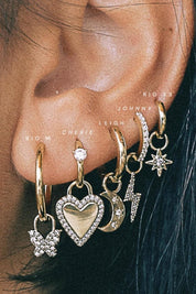 Dahlia earrings - five and two jewelry