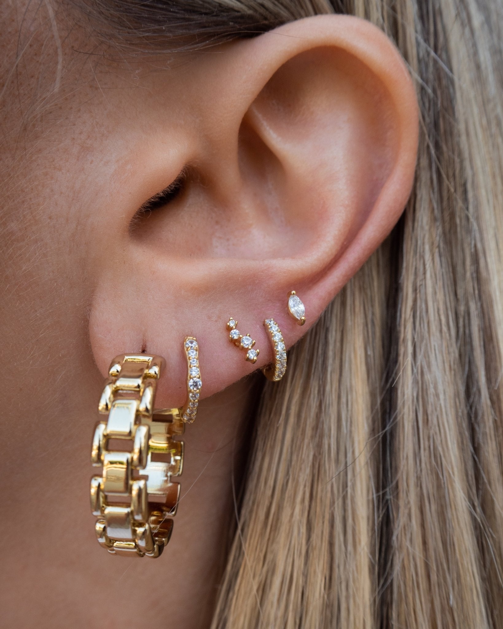 Eden earrings - five and two jewelry