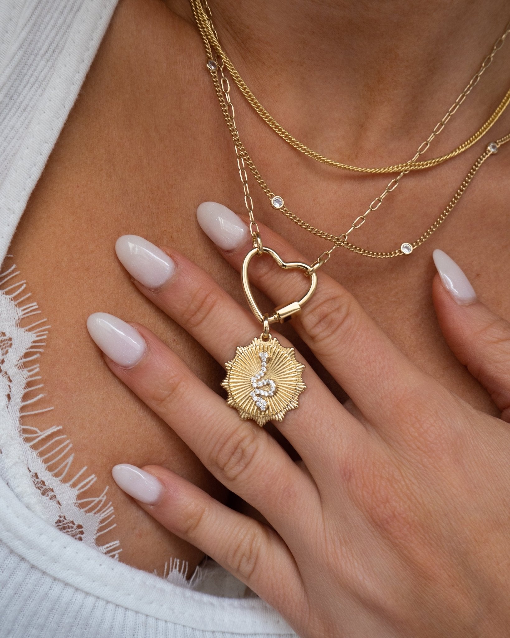 Frankie clasp - five and two jewelry