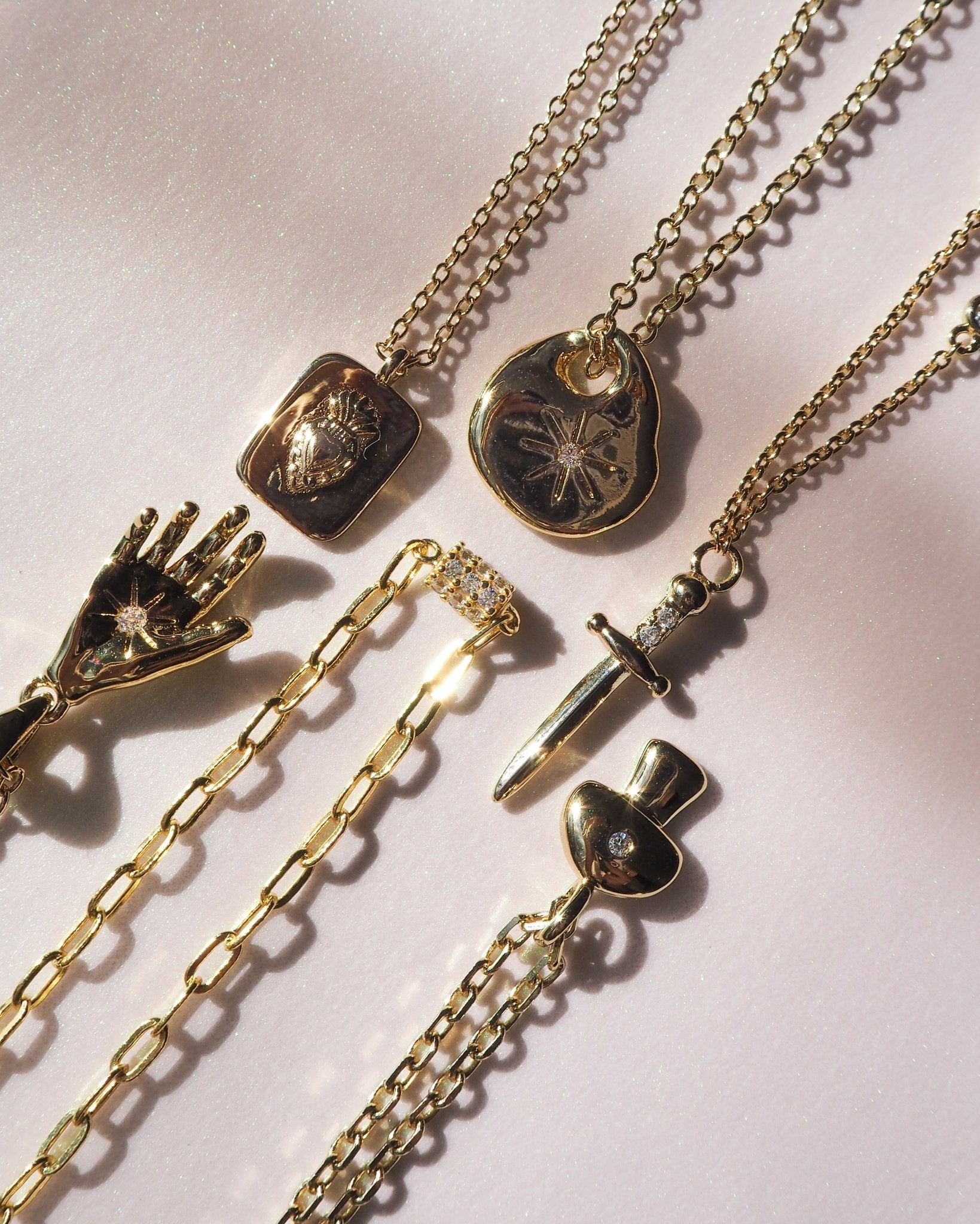 Freya necklace - five and two jewelry