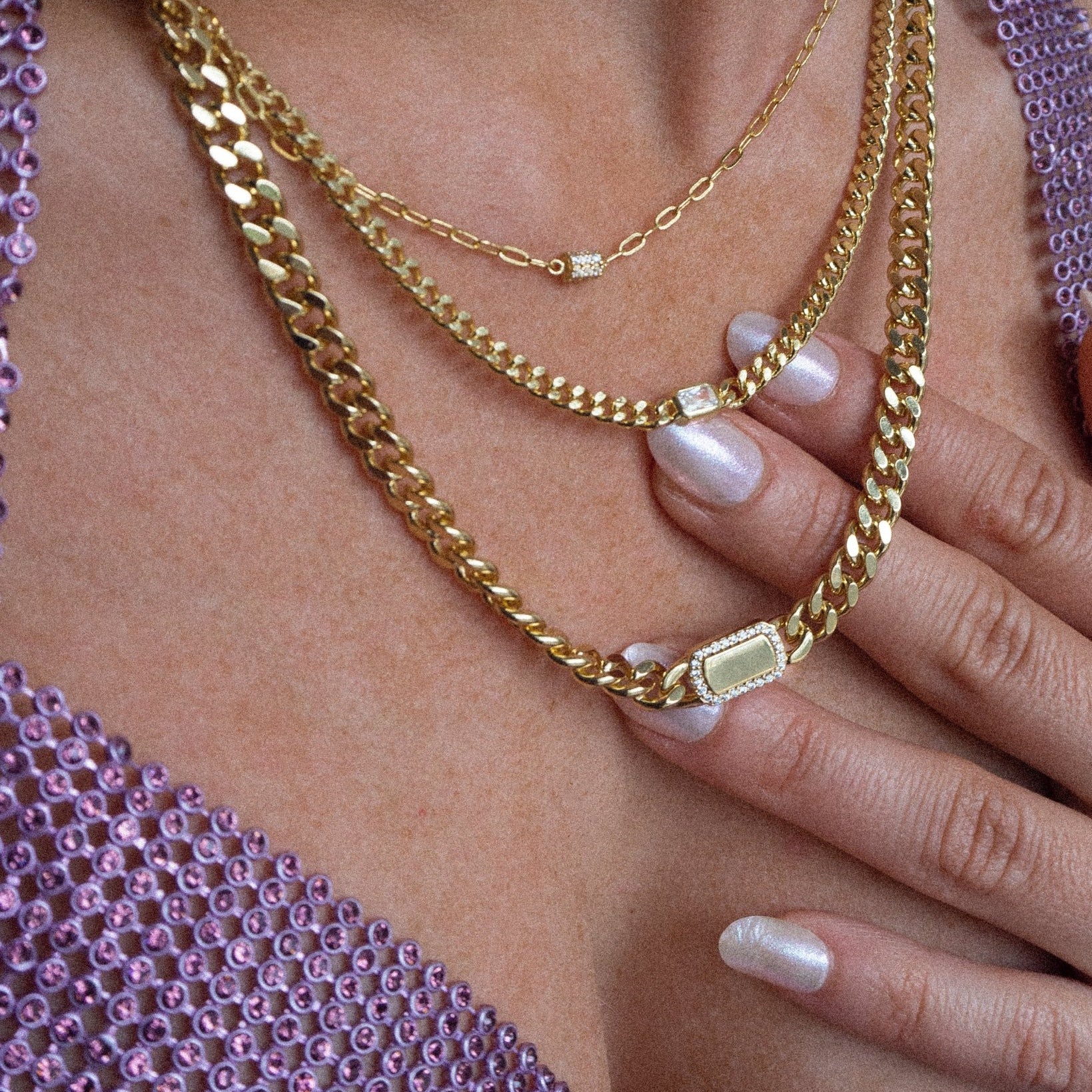 Gina necklace - five and two jewelry