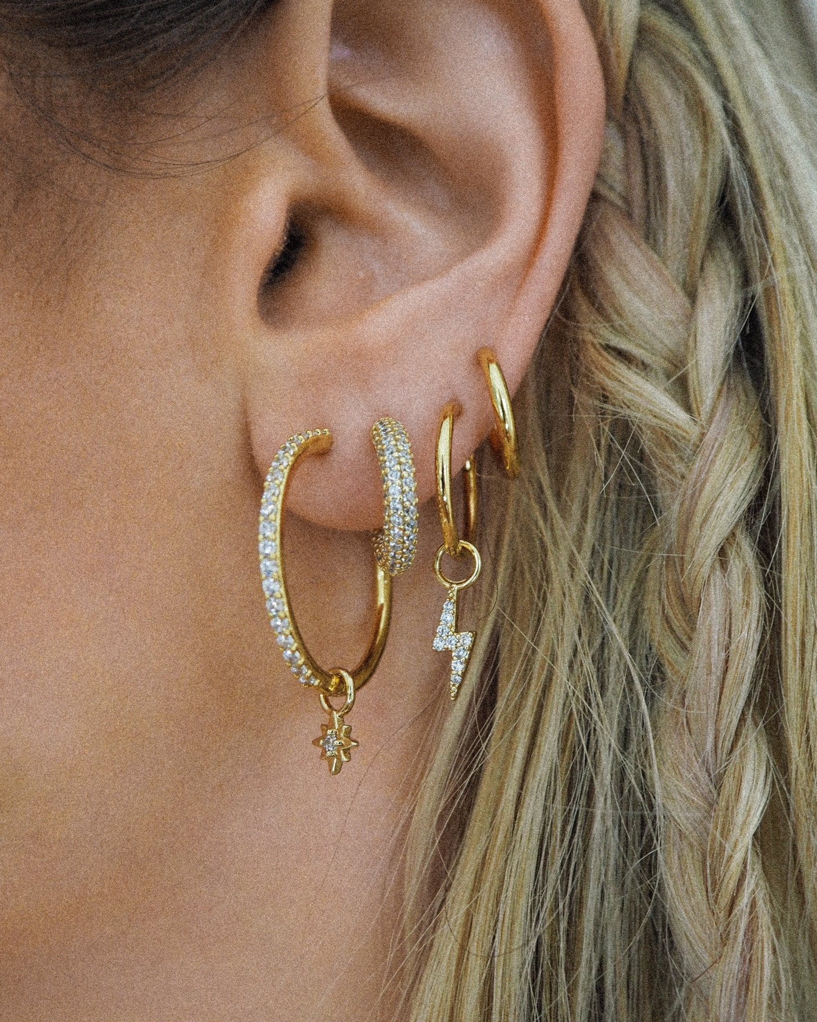 Goldie earrings - five and two jewelry