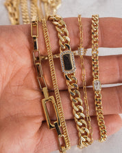 Illusion necklace - five and two jewelry
