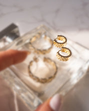 Luxe earrings - five and two jewelry