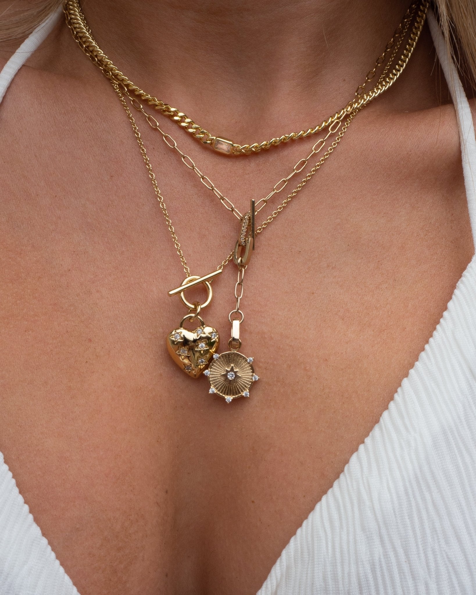 Lyra necklace - five and two jewelry