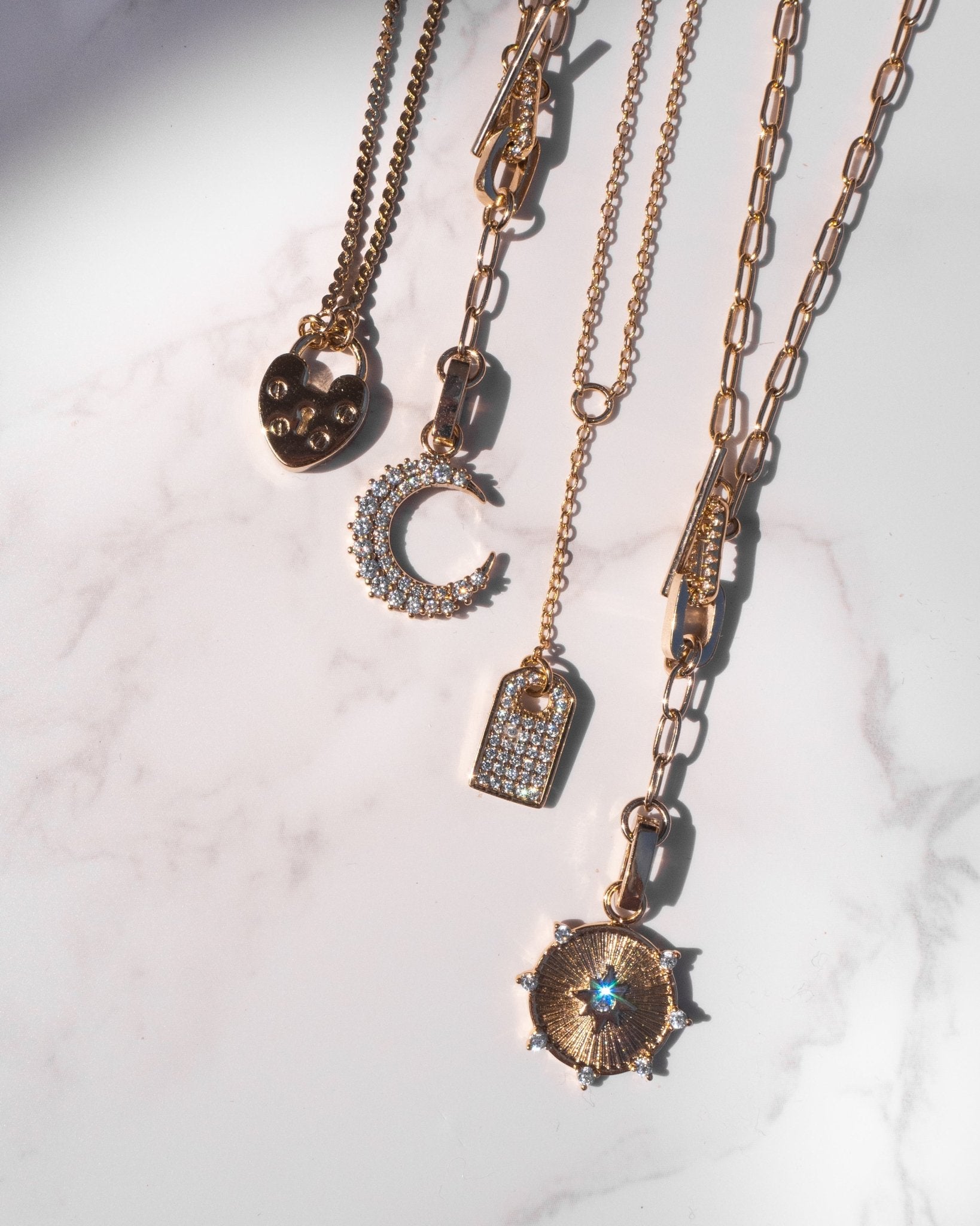 Lyra necklace - five and two jewelry