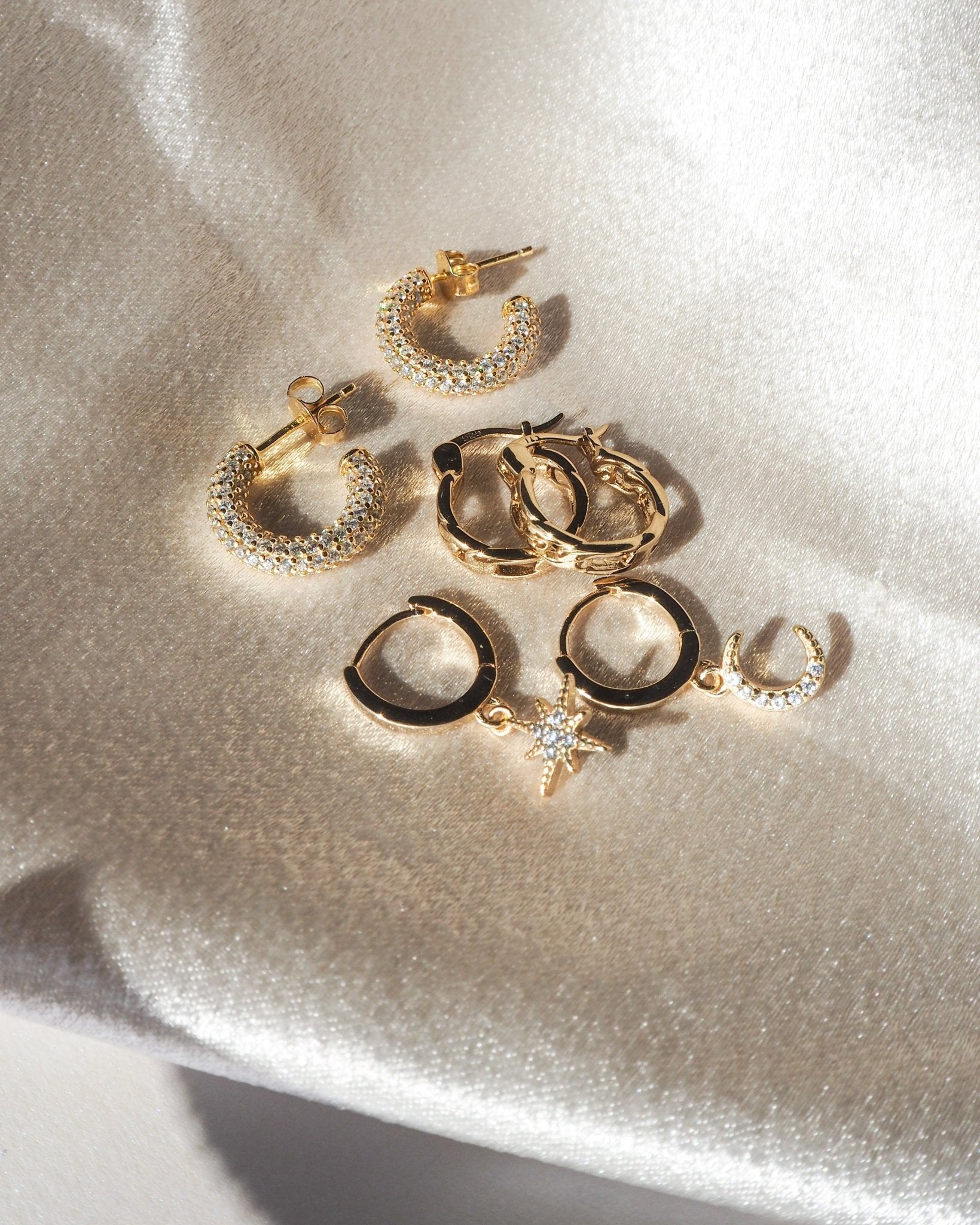 Melina earrings - five and two jewelry