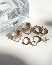 Melina earrings - five and two jewelry