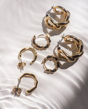 Row earrings - five and two jewelry