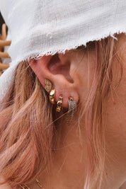Lotus earrings