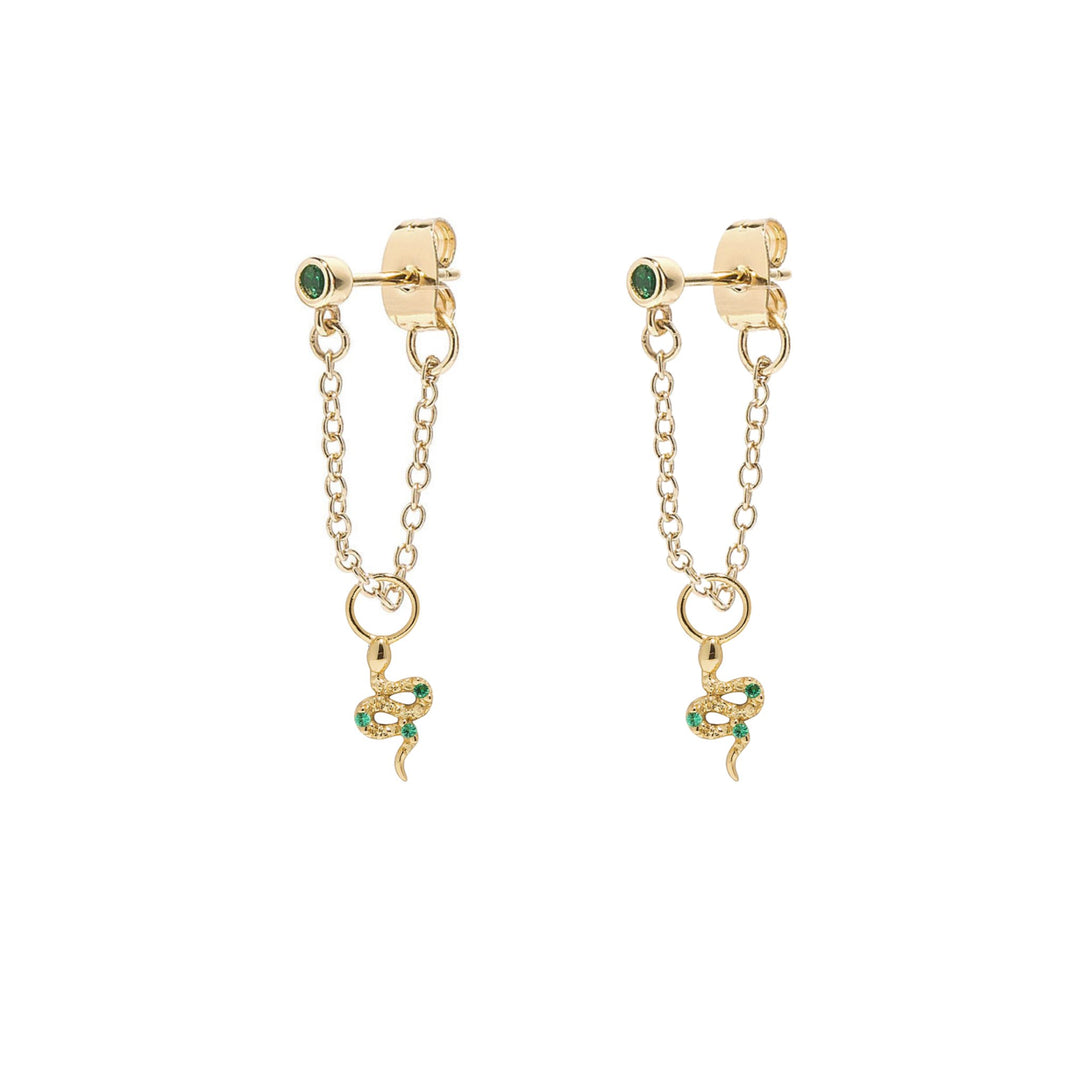 Alma Two Tone Earrings