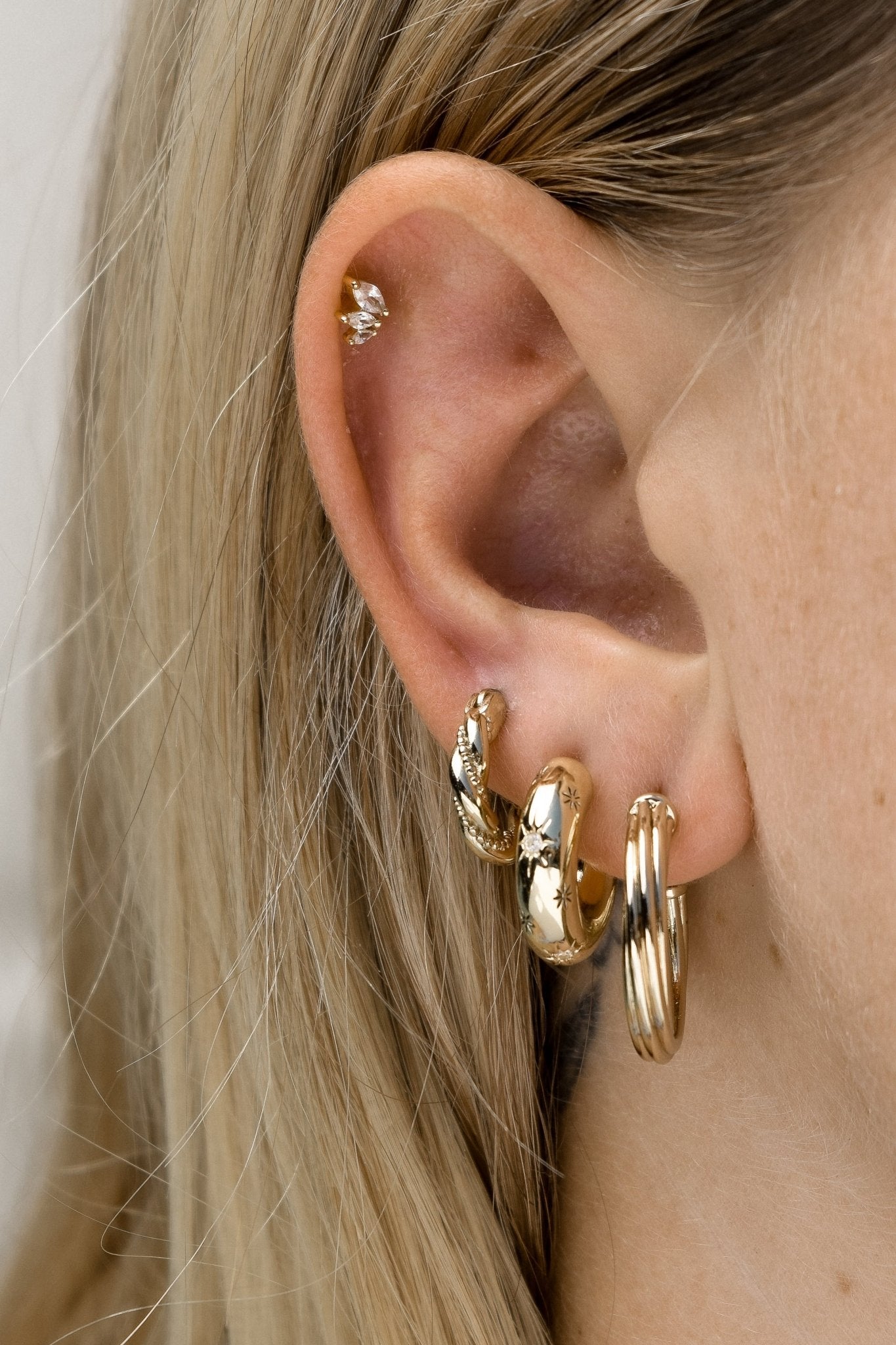 Arya earrings - five and two jewelry