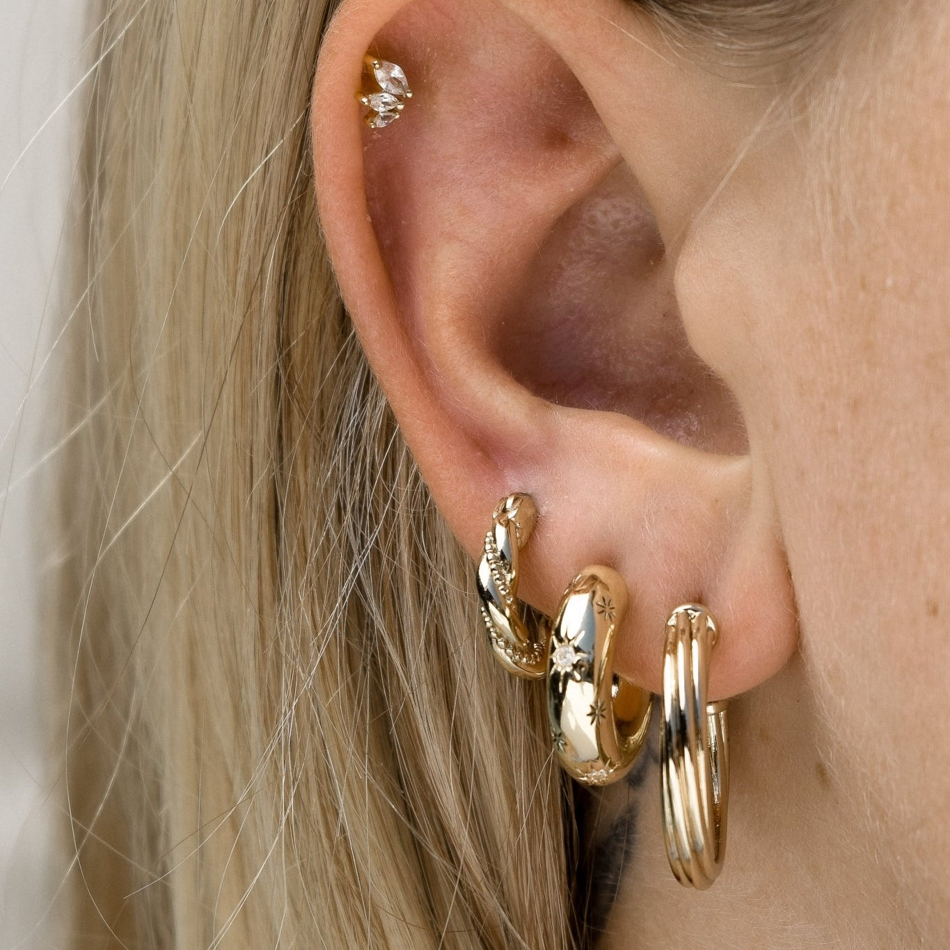 Emmy earrings - five and two jewelry