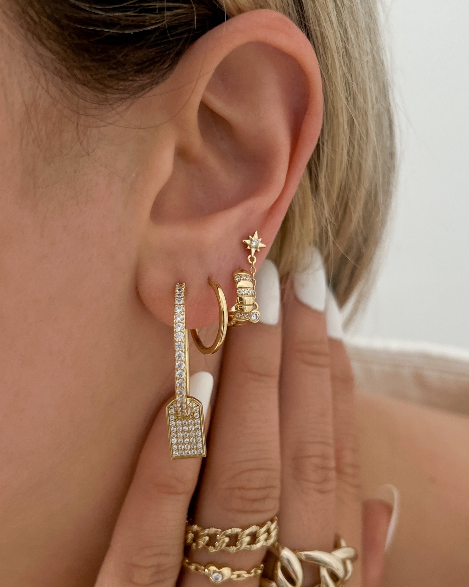 Mary Jane earrings