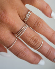 India ring - five and two jewelry