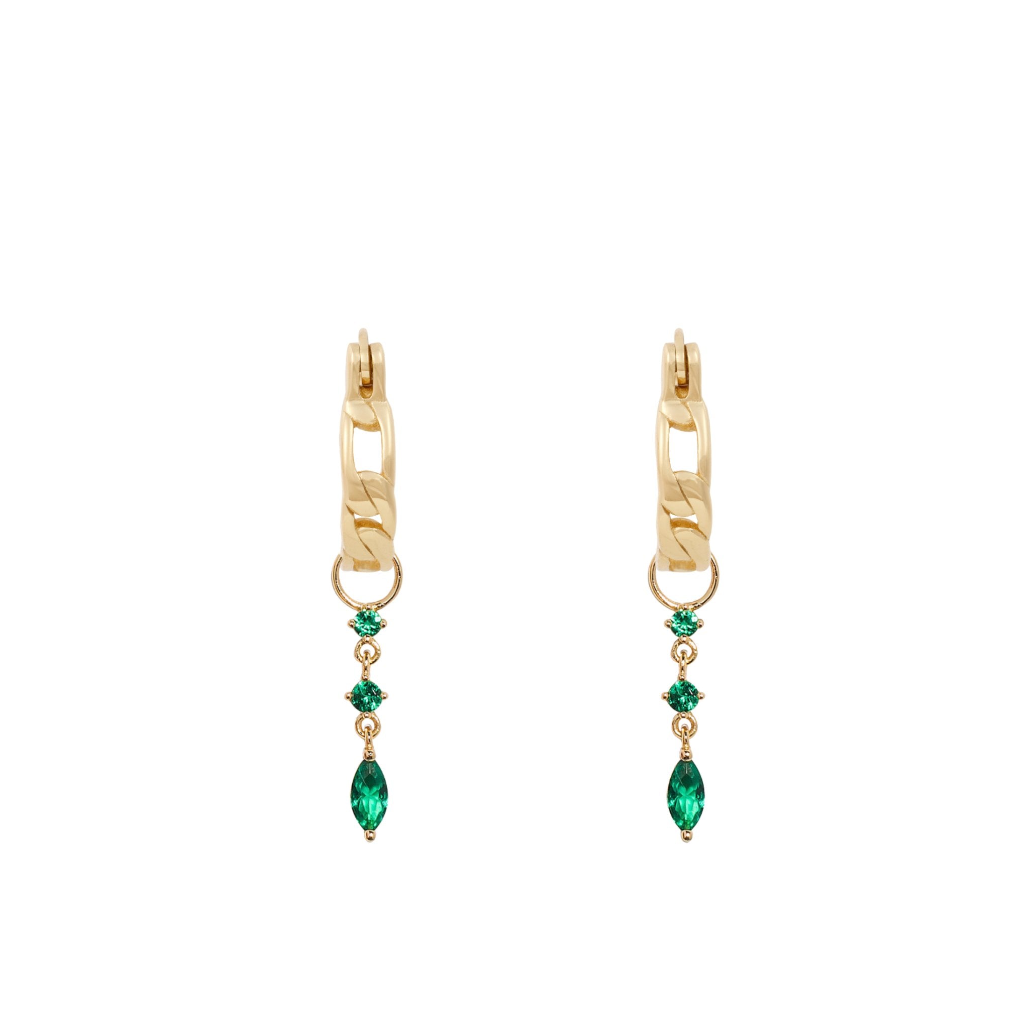 Melina earrings - five and two jewelry