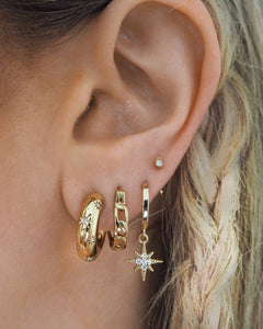 Chloe hoop earrings - five and two jewelry