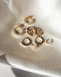 Chloe hoop earrings - five and two jewelry