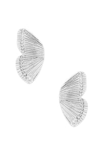 sterling silver water resistant butterfly dainty earrings you can wear in water