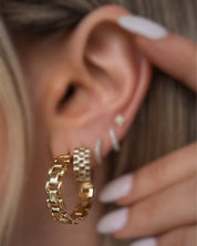 Emilie earrings - five and two jewelry