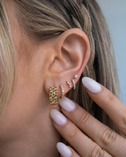 Luxe earrings - five and two jewelry