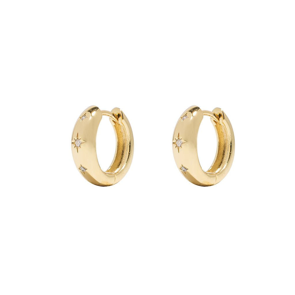 The Monica Earrings-White