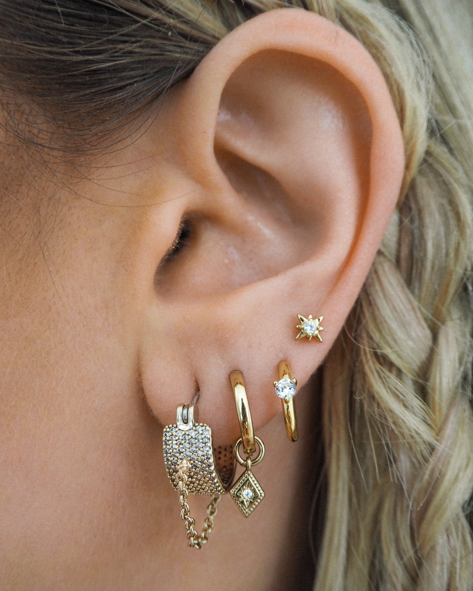 Monroe earrings - five and two jewelry